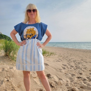 Upcycled Beach Towel Dress - Etsy