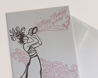 Letterpress Birthday Card
