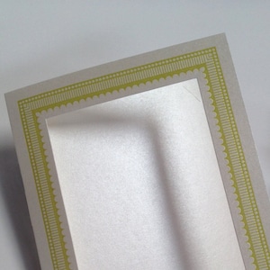 Metallic Letterpress Photo Cards (Circa Circus)