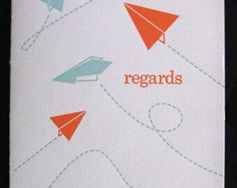 Regards Letterpress Notecards