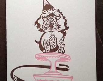 Letterpress Ella Birthday Card