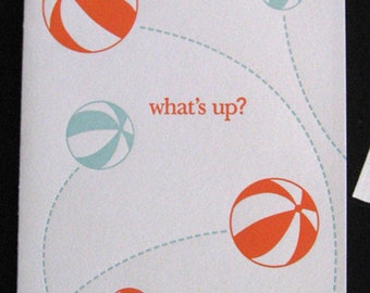 What's Up Letterpress Notecards