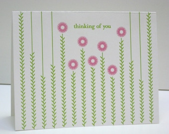 Letterpress Thinking of You Notecards