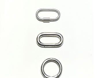 925 Silver Charm Clasps | 3 clasp options | add your own charms