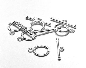 Sterling Silver Toggle Clasps for jewelry making