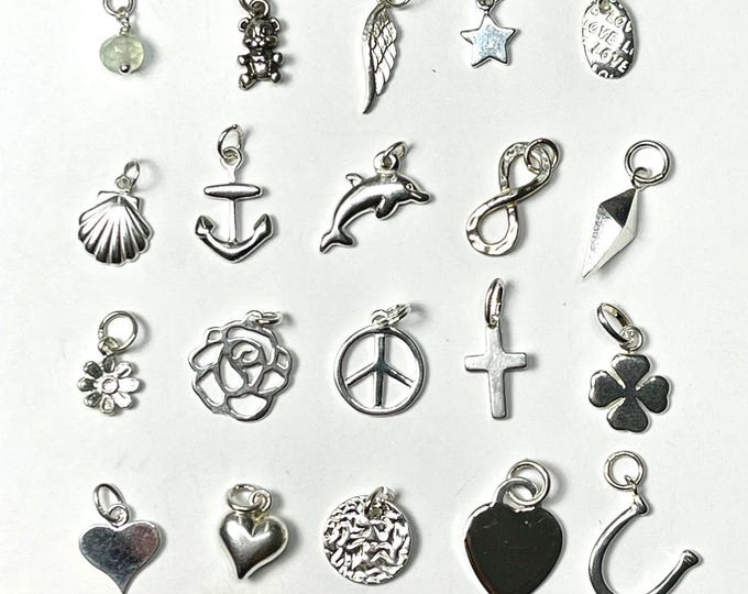 925 Silver Charms | individual add-ons | create your own