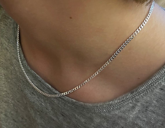 Sterling Silver Curb Chain 3mm Curb 