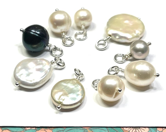 Single Pearl Pendants | add-ons | DIY create your own
