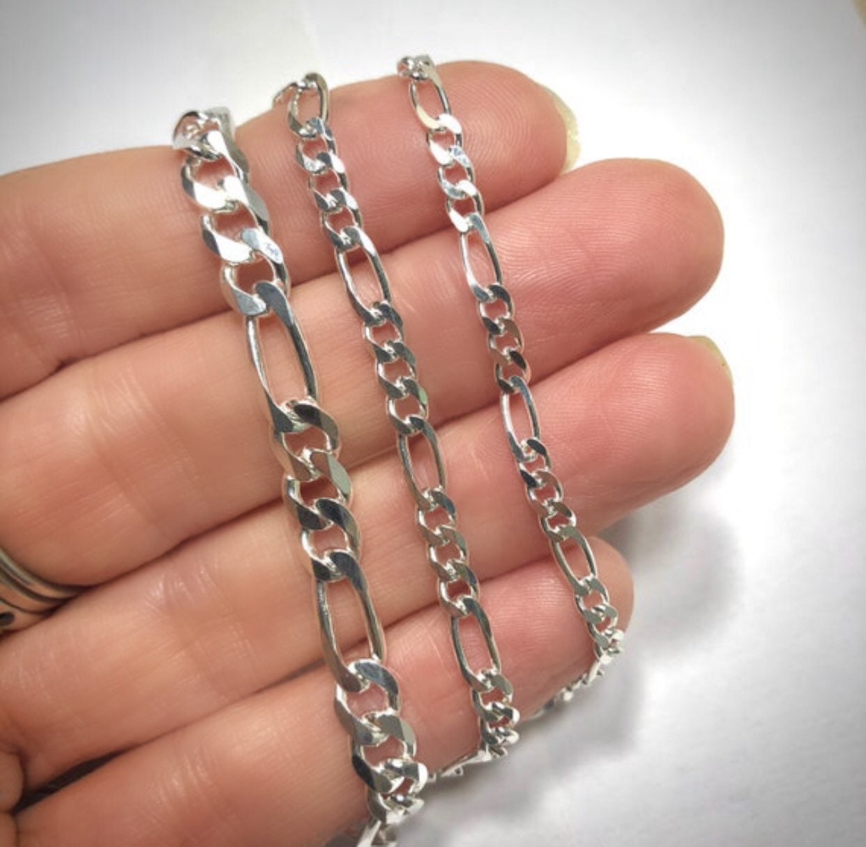 925 Sterling Silver Bracelet, Size: Custom, 15g-300g