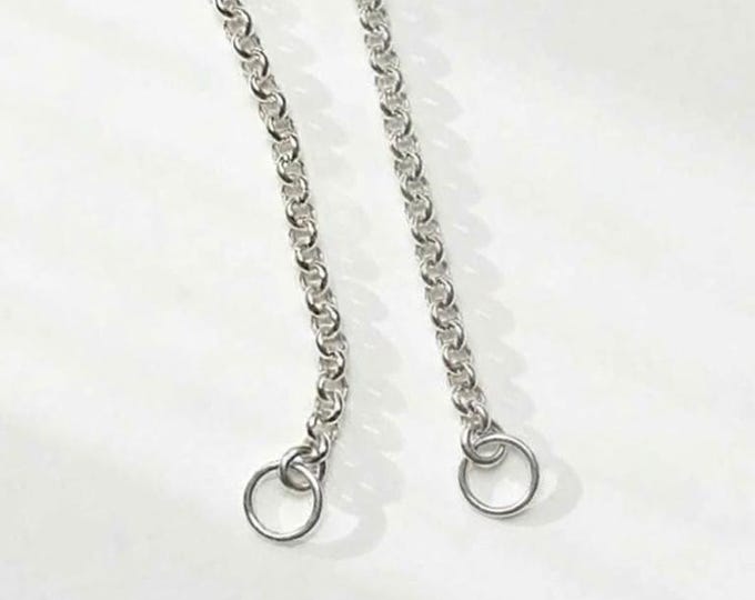 Sterling Silver Rolo Chain for charm clasps