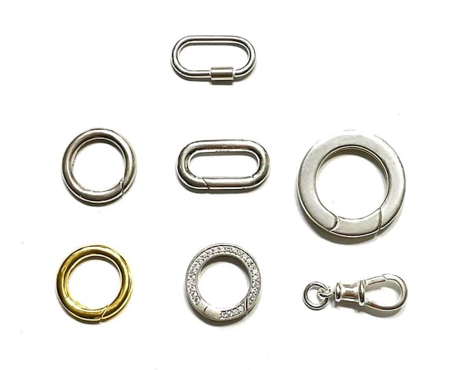 Charm Clasps | 3 metal options | DIY components