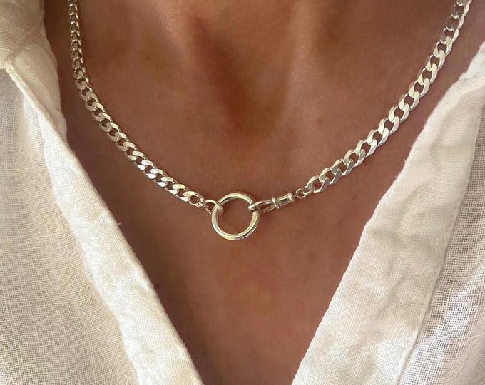 Sterling Silver Curb Chain | 4.5mm wide | 925 sterling