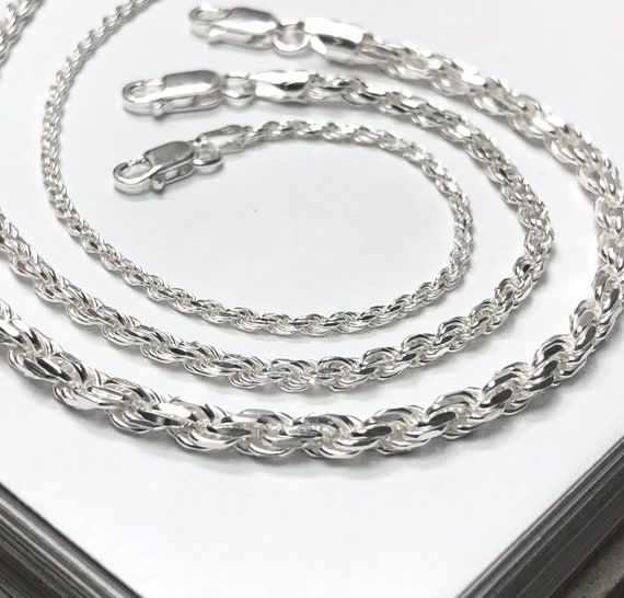 Curb Chain Bracelet in Sterling Silver with Black Diamonds, 11.5mm