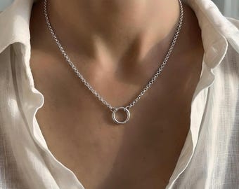 Rolo Chain Necklace | Charm Collector Clasp