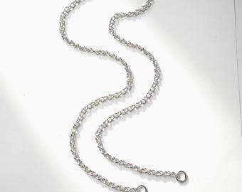 Rolo Chain for Charm Clasp | 925 Silver Premium Plate