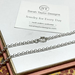 Silver Rolo Belcher Chain Bracelet 4mm wide solid 925 silver jewelry image 7