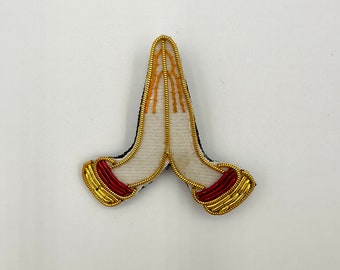 Broche Namasté - Symbole de Paix et Connexion