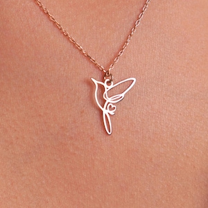 Collana Colorata Con Ciondolo Colibrì 2D - Acrilico, Per Donna, Chiusura A Granchio