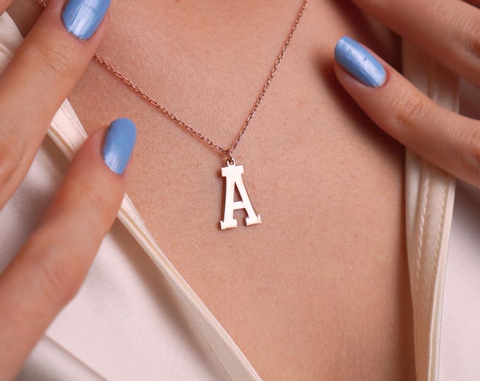 Gold Initial Necklace