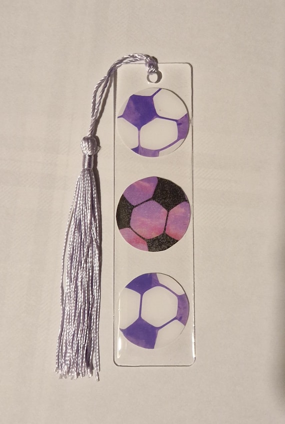 Acrylic Bookmark Soccer Ball Bookmark Back To School School Bookmarks...