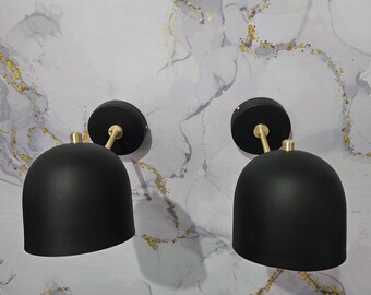 Minimalist Dome Sconce: Modern Downward Lighting, Multiple Finishes, Vintage style lighting