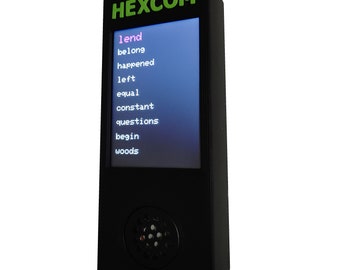 HexCom - WordBank for Ghost Hunters Ghost Hunting Equipment Ovilus alternative Paranormal