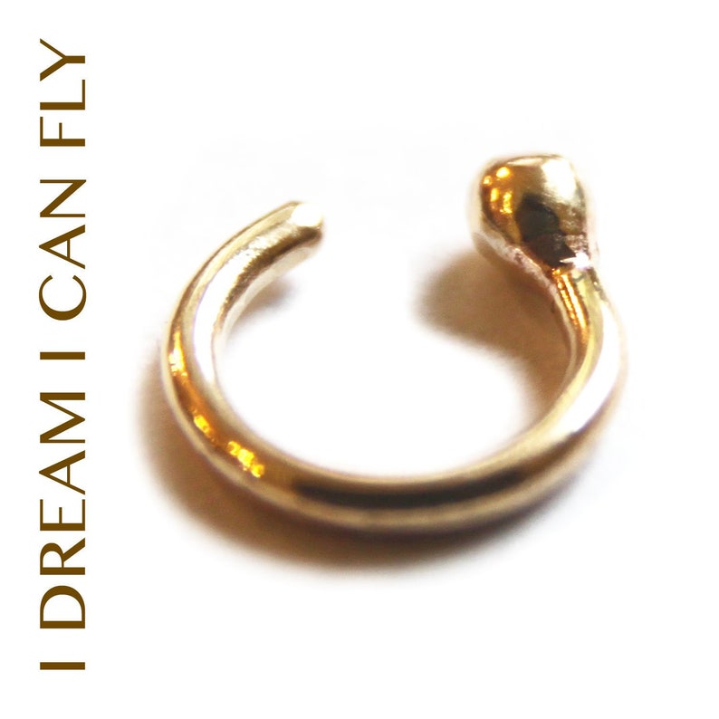 nickel free nose hoop