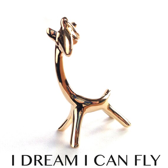 Giraffe Pendant 14k Gold In Solid Yellow