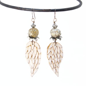ABO Artisan Made Polymer Earrings- On A Wing and a Prayer