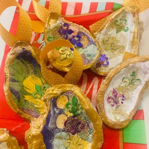 Handmade oyster shell jewelry dishes