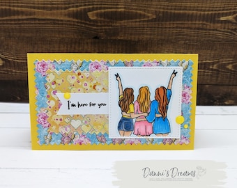 I'm Here For You Mini Slimline Card