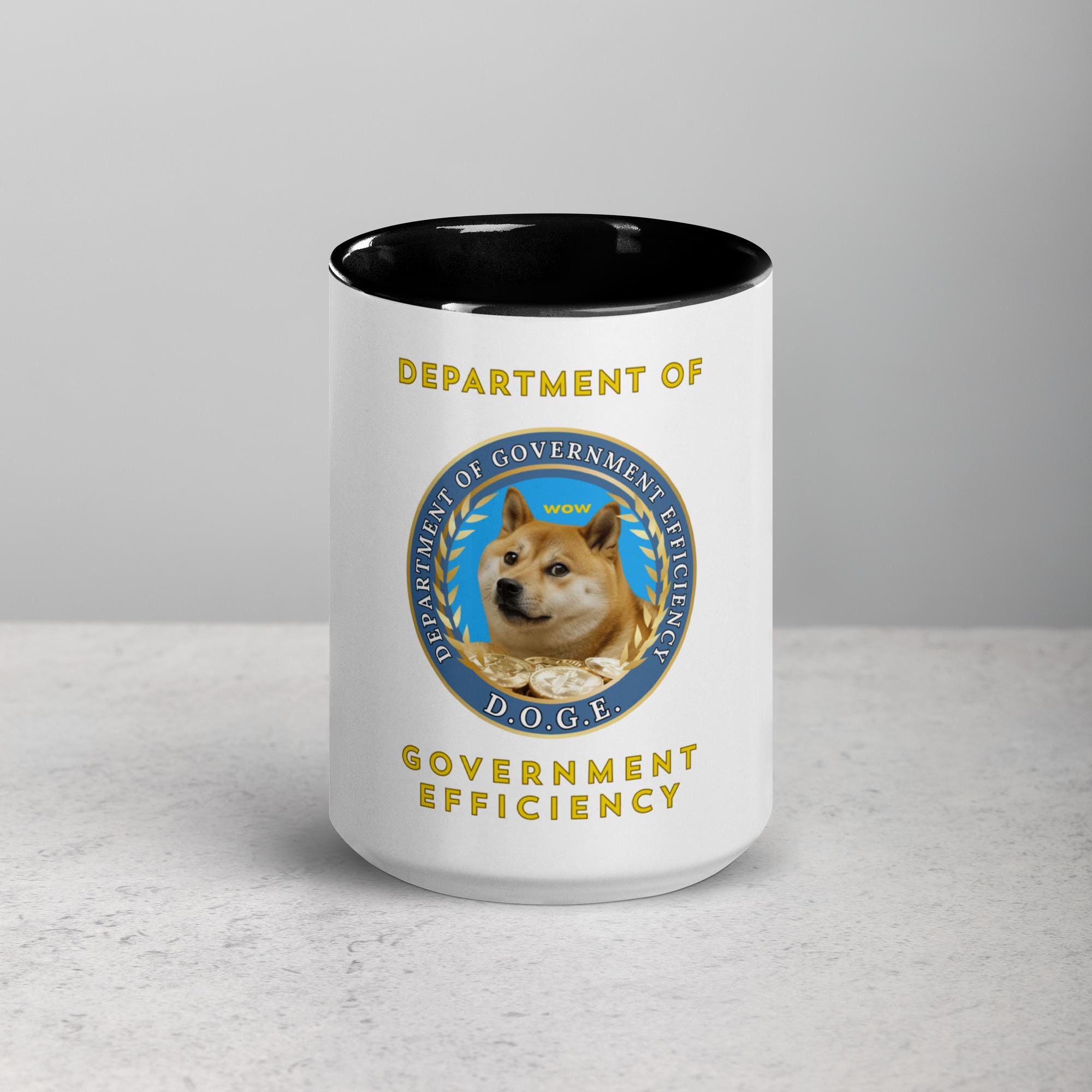 DOGE Mug: Department of Government Efficiency, Crypto Gift - Etsy Australia