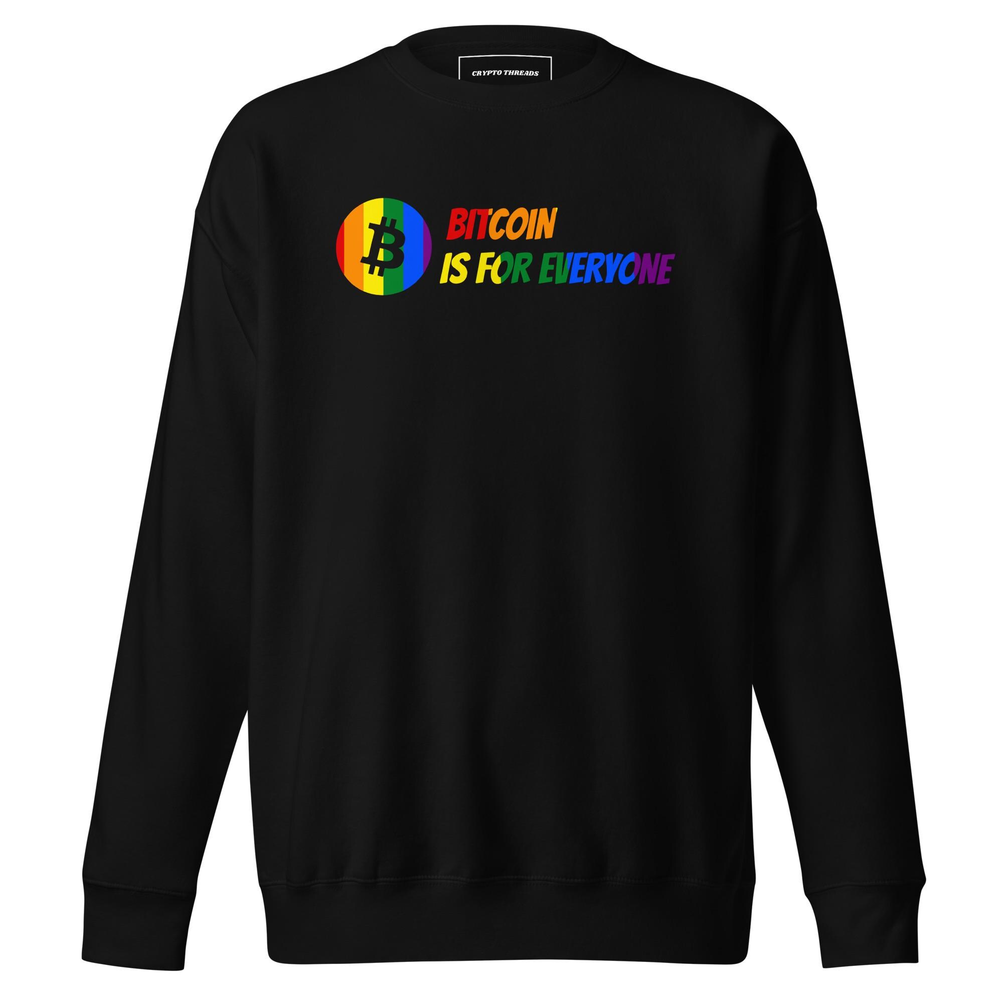 LGBTQ Bitcoin Sweatshirt: Unisex Crypto Apparel