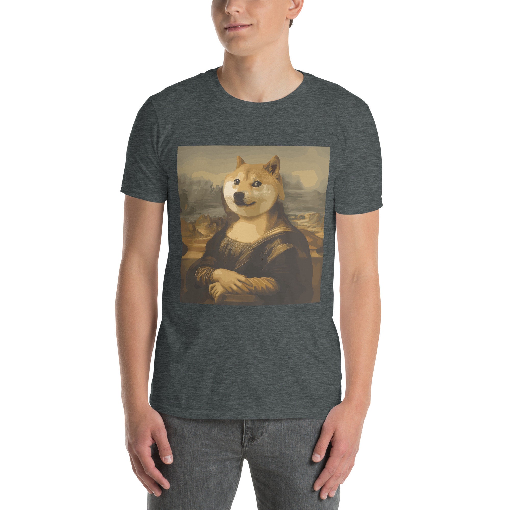 Doge Mona Lisa Unisex T-shirt: Crypto Meme Tee - Etsy