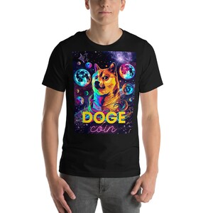Doge tshirt, Dogecoin, SHIBA INU, Bitcoin apparel, BTC, Crypto, Meme shirt, Funny tshirt, Cute dog T-Shirt