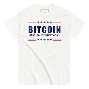 Tjäna pengar bra igen, Bitcoin-skjorta, Trump 2024, Krypto för Trump, Gör Amerika stort igen-skjorta, Trump Bitcoin, Bitcoin-födelsedagspresent