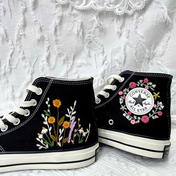 Embroidery shoes,Gifts for Her,Flower Shoes,For Bride Sneakers,Custom shoes,Custom Wedding,Embroidered Memento,Wedding Shoes,Gifts,