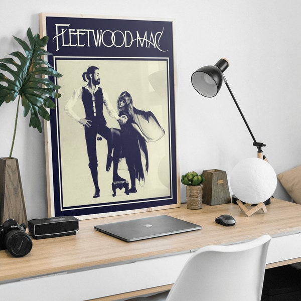 Fleetwood Mac Band Poster | Rumours Photo Print | Music Gift | Stevie Nicks Wall Art | A3 A4