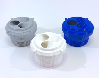 Getto idromassaggio Spiral Stream: NPT da 1,5 pollici o Slip Fit - Massaggio delicato