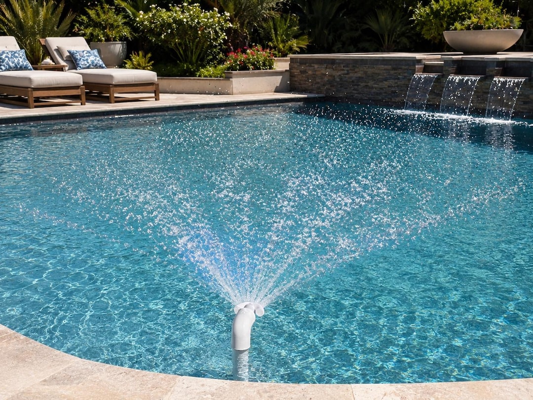Roundaerator XL Pool Aerator Fountain Water Feature - Fits Standard ...
