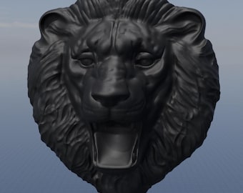Lion Head Pool Scupper Water Feature | Decorative Pool Fountain | 1.5" FPT Inlet | Water Wall & Spa Spillway
