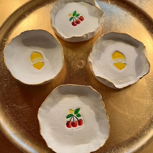 Fruit Themed Ring Dish, Jewelry Holder, Fruit Lover, House Warming Gift