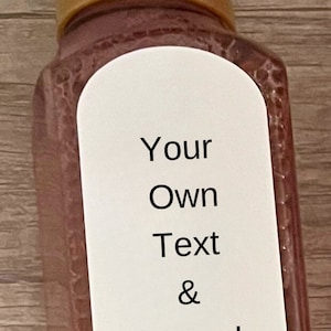 Personalizowany szablon etykiety na mydło pieniące Bath & Body Works do druku – edytowalny w CANVA, natychmiastowe pobranie!