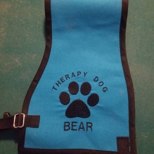 Therapy Dog Esa Dog Service Dog Harness Reflective Vest Etsy