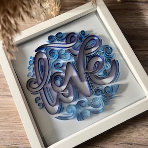 Waves of Love: handgemaakte quillingkunst