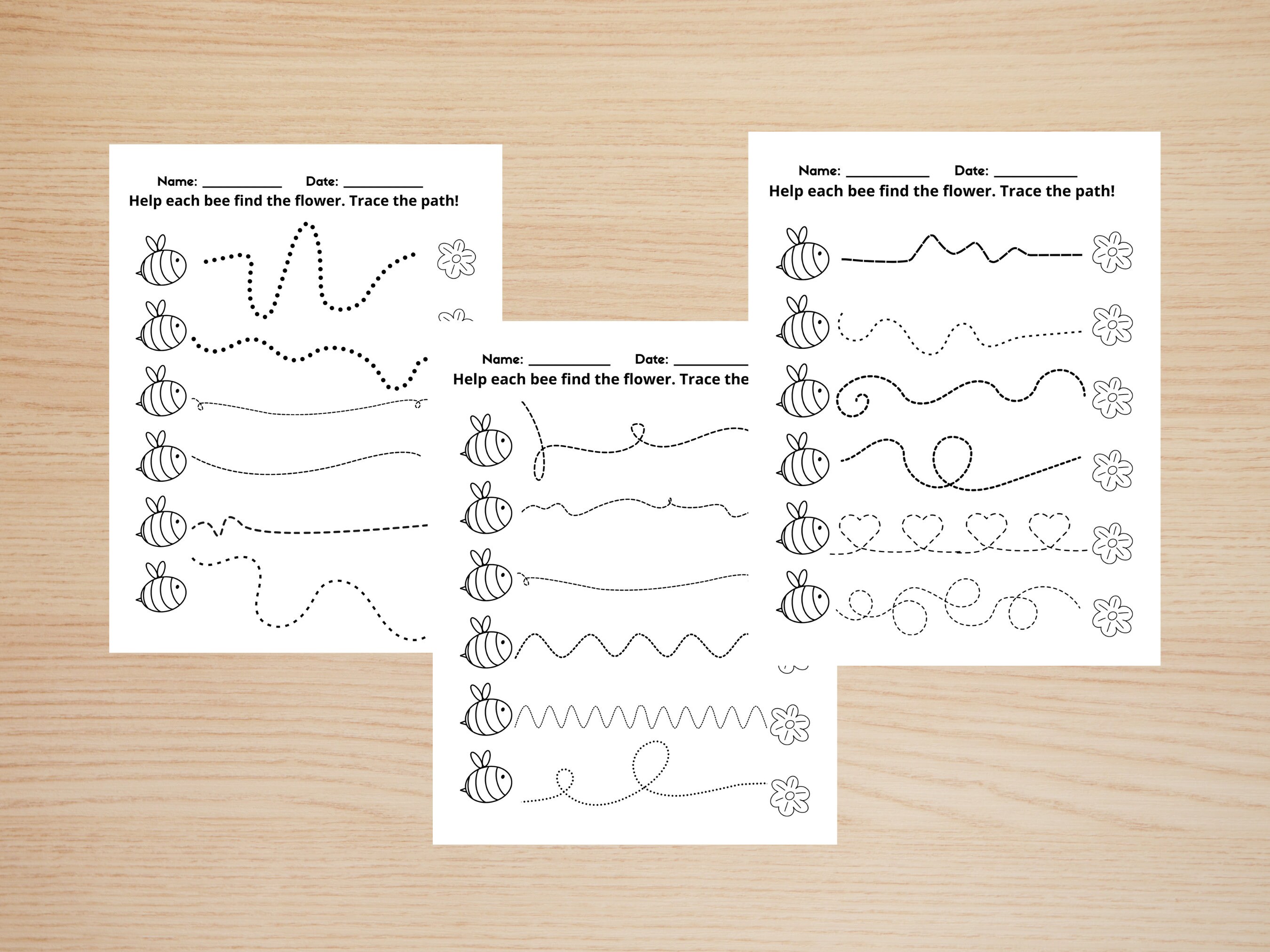 Line Tracing T Tracing Lines Worksheets, Trace the Lines Printables, Tracing Practice ...