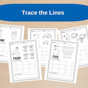 Number 1-20 Worksheets for kids, Printable Numbers, Tracing Numbers, Numbers to 20, Number Tracing Activity