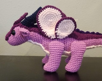Crochet Butterfly Dragon Plush Toy