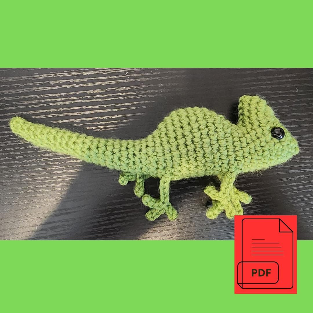 30 Chameleon Crochet Patterns to Stitch for Gifts, Decor, and Playful Amigurumi 26 Camo Chameleon Crochet Pattern