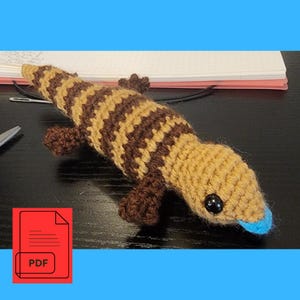 Blue Tongued Skink Crochet Pattern